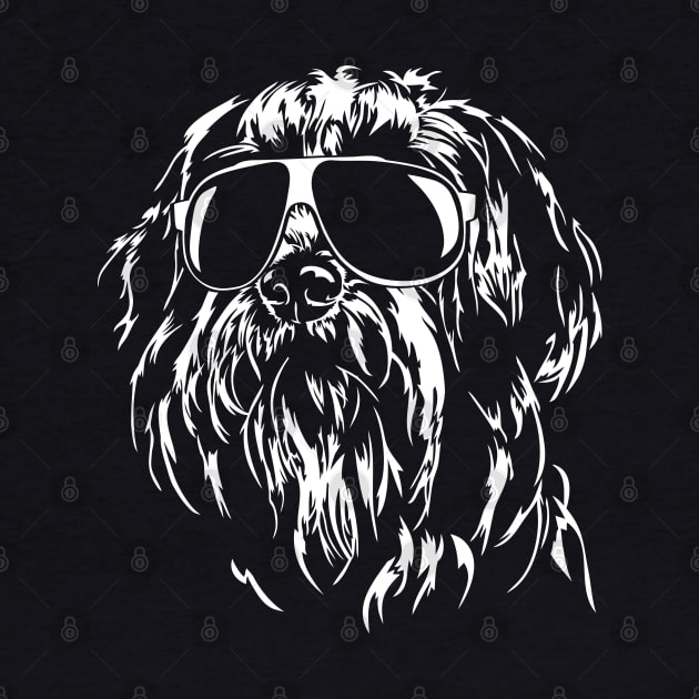 Funny Proud Bearded Collie sunglasses cool dog by wilsigns